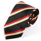 Freddy Black & Red Striped Tie 7.5cm